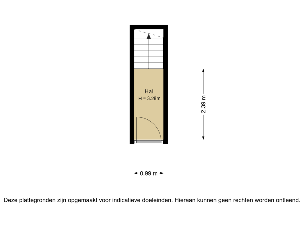 Bekijk plattegrond van Begane grond van Weteringkade 17-A