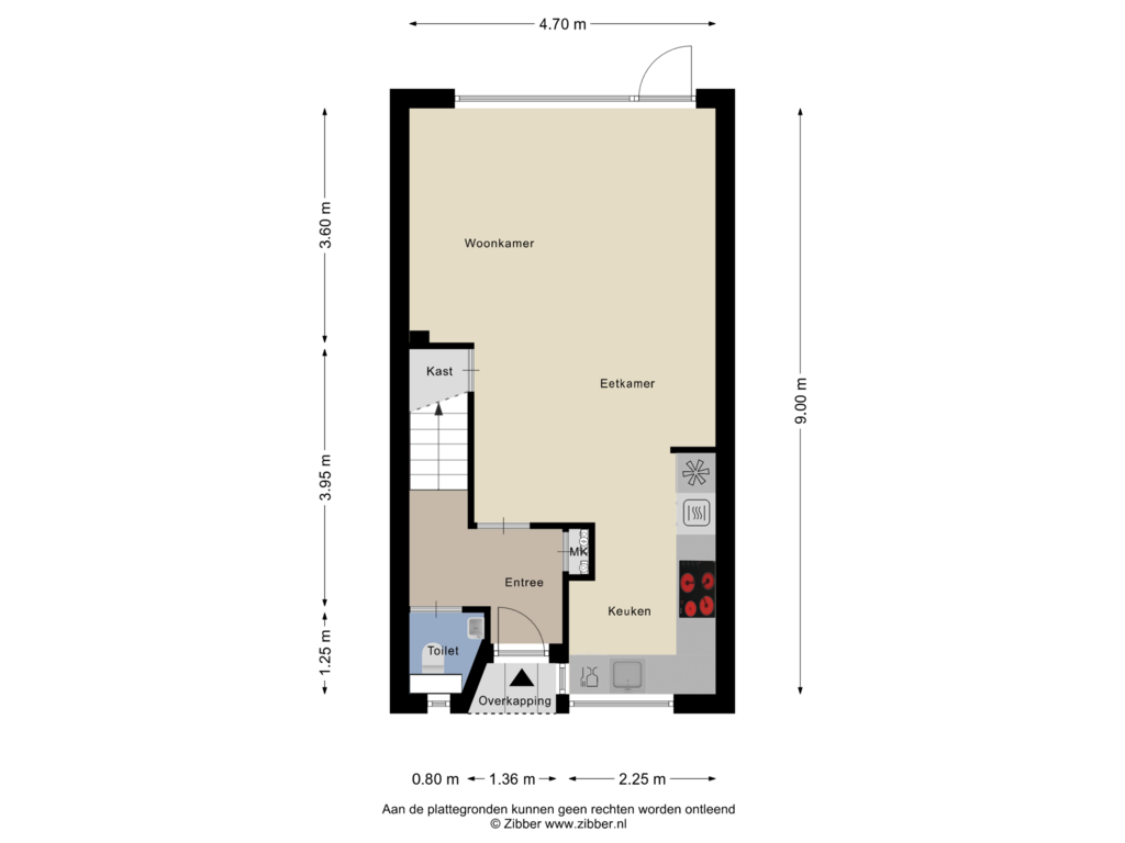 View floorplan of Begane Grond of Onyxdijk 33