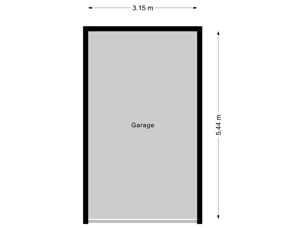 View floorplan of Garage of Boulevard 48