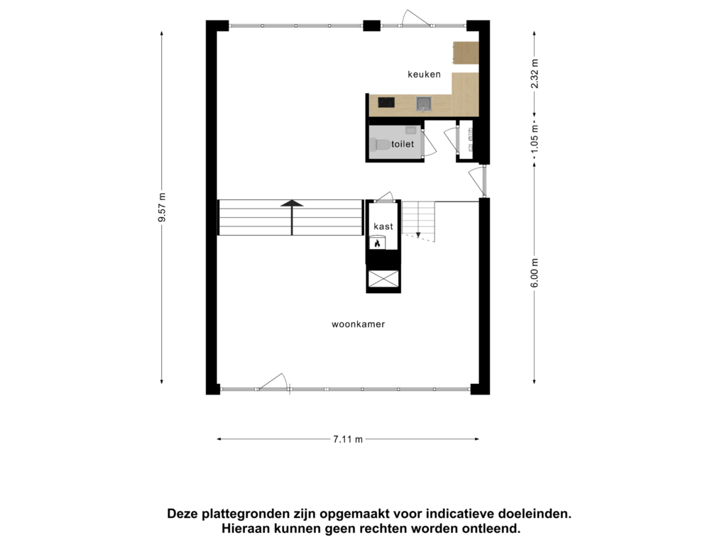 Bekijk plattegrond van Begane grond van Zuiderpark 11