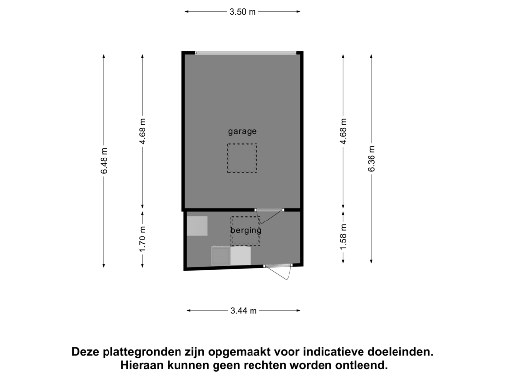 Bekijk plattegrond van Garage van Zuiderpark 11