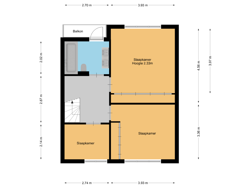 Bekijk plattegrond van 1e verdieping van Nootweg 5