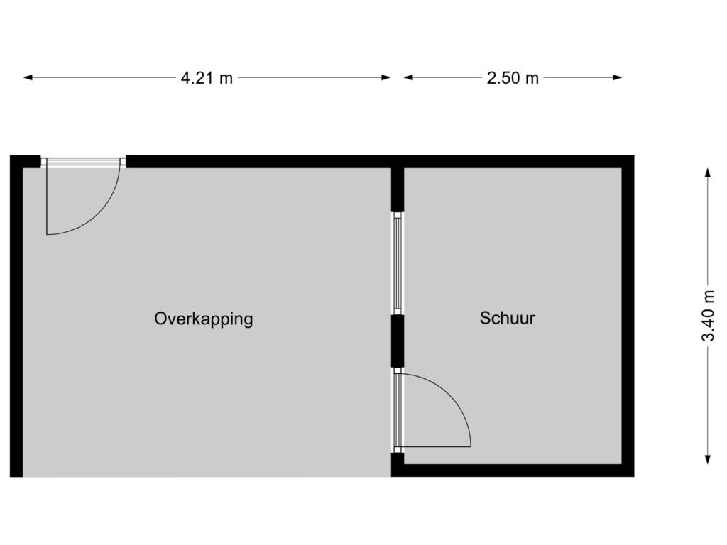 Bekijk plattegrond van Schuur van Nootweg 5