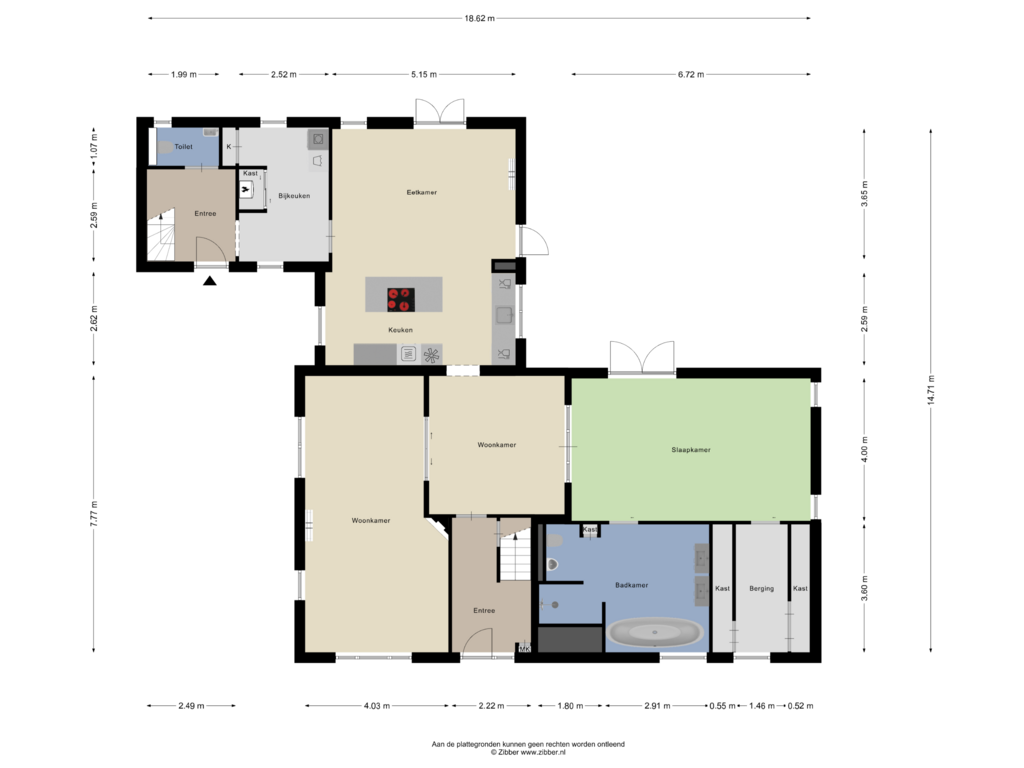 Bekijk plattegrond van Begane Grond van Buizerdweg 31