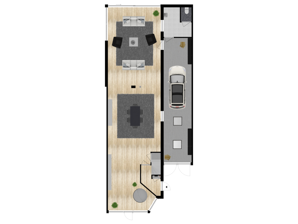 Bekijk plattegrond van BEGANE GROND van Koenestraat 6