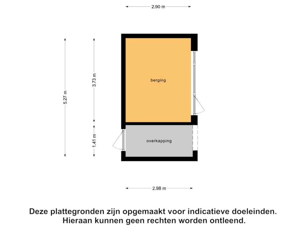 Bekijk plattegrond van Berging van Pastoor Bressersstraat 18