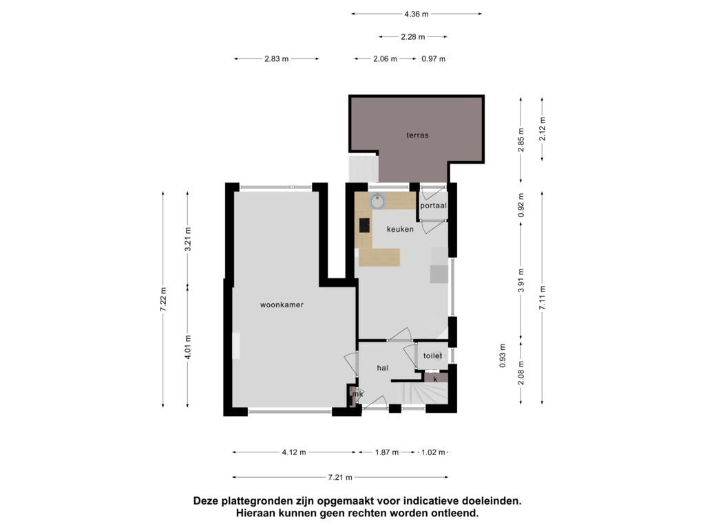 View floorplan of Begane grond of Polenstraat 18