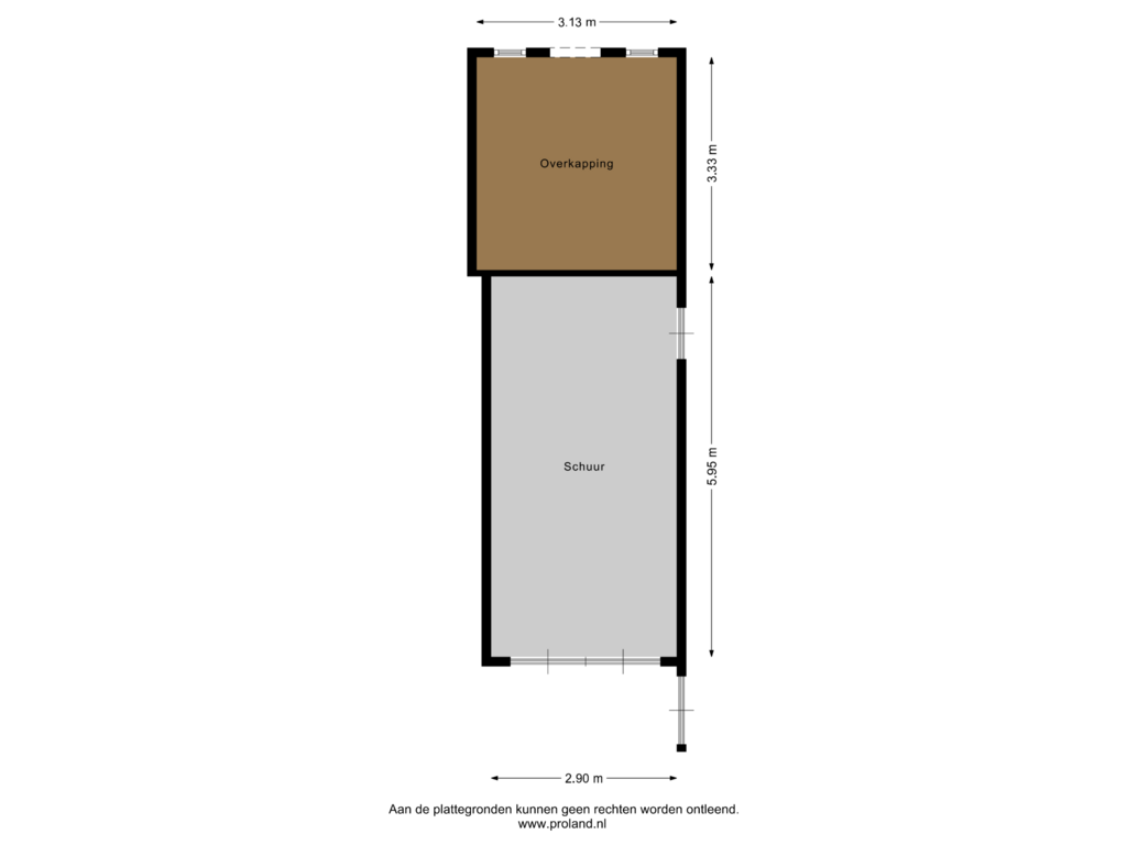 Bekijk plattegrond van Schuur van Noorderstraat 185