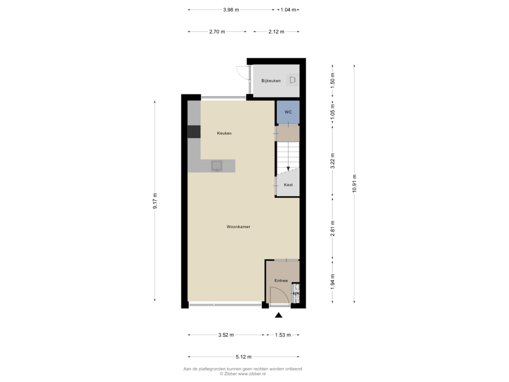 Bekijk plattegrond van Begane Grond van Emingaheerd 43