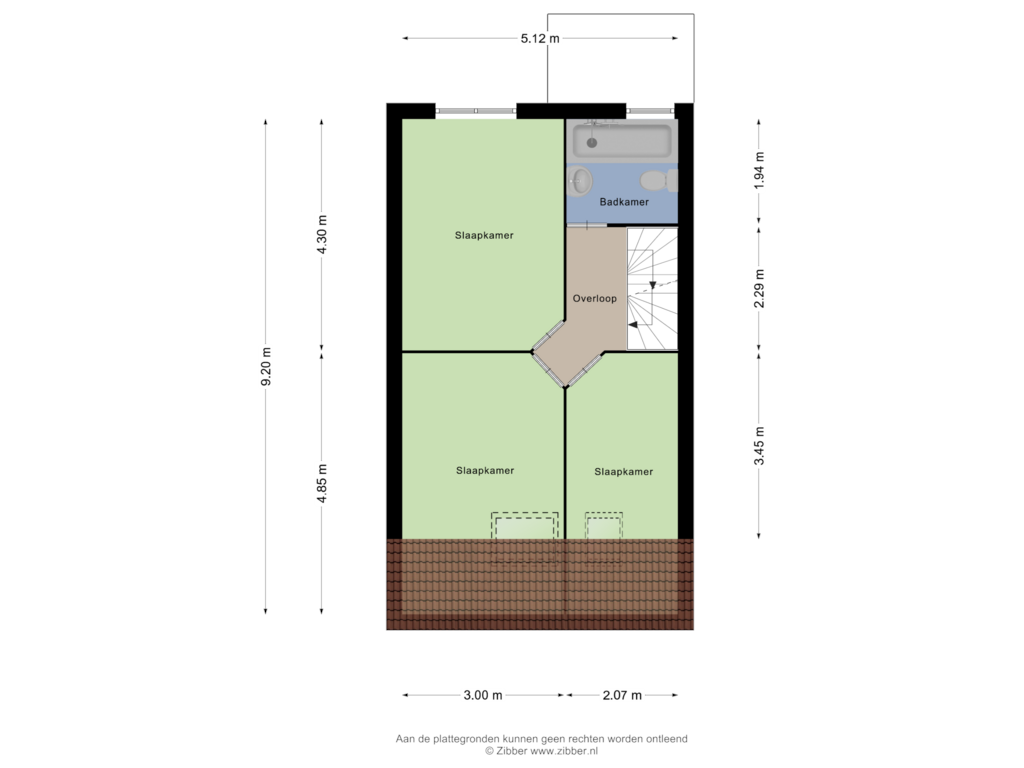 Bekijk plattegrond van Eerste Verdieping van Emingaheerd 43