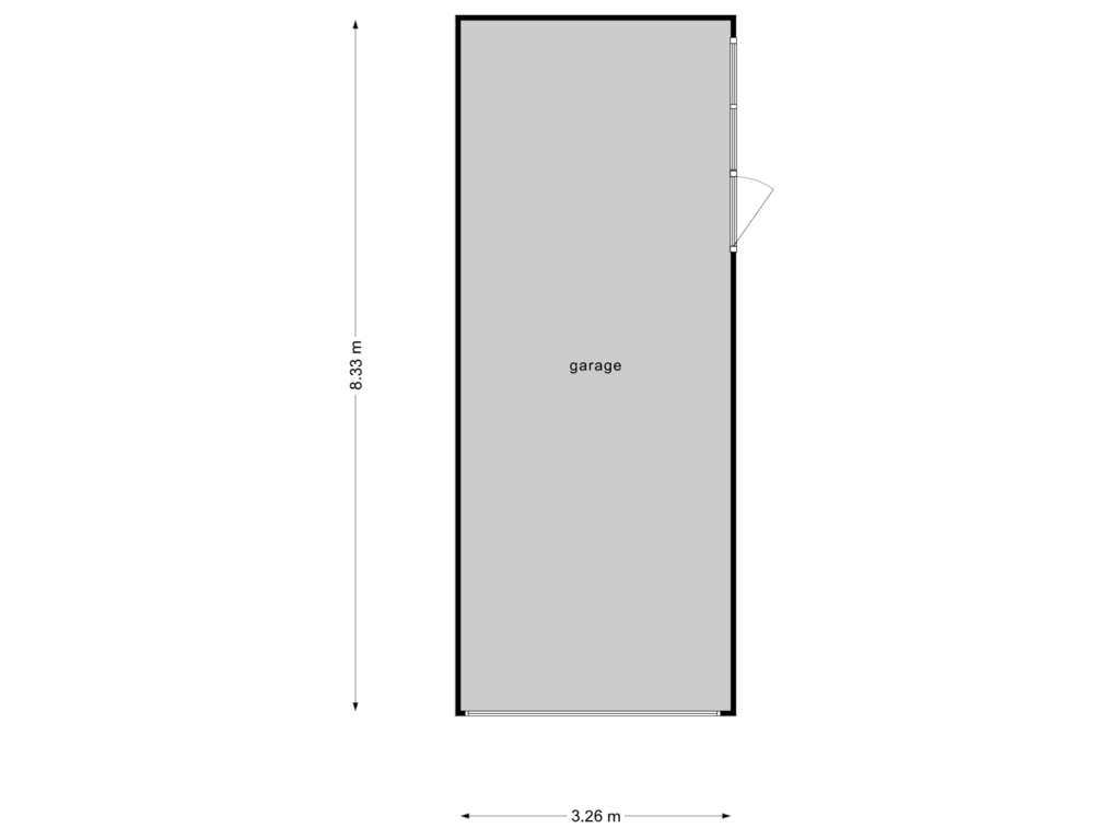 Bekijk plattegrond van garage van Huizerweg 79