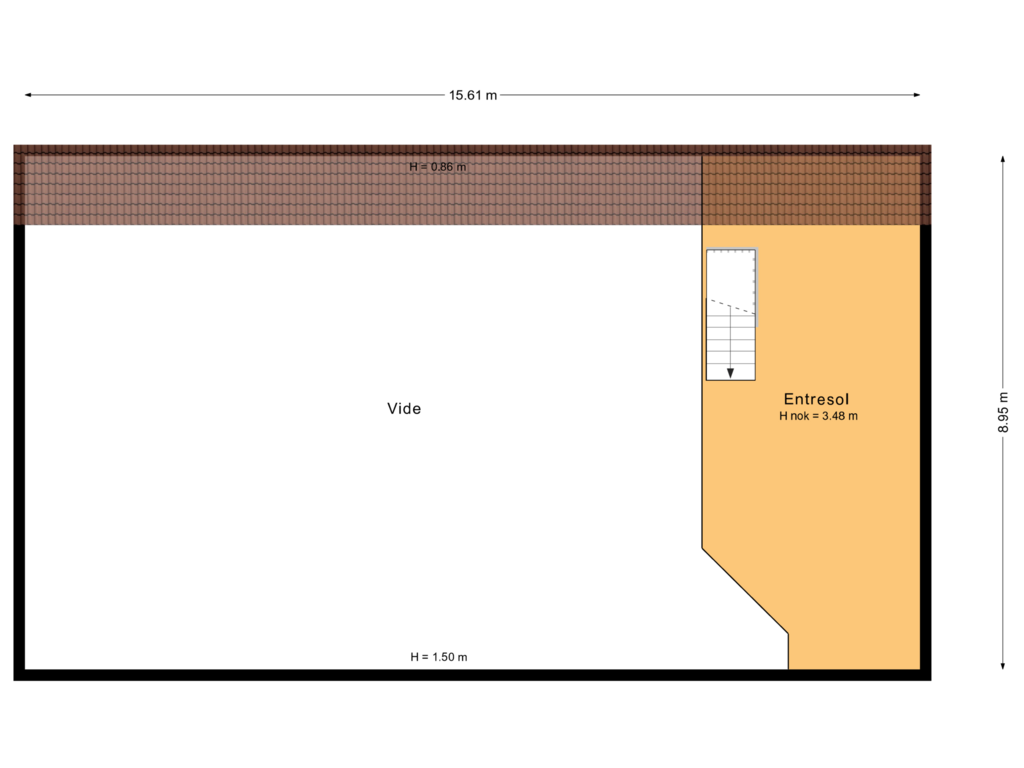 Bekijk plattegrond van Loods 1e Verdieping van 2e Tochtweg 60