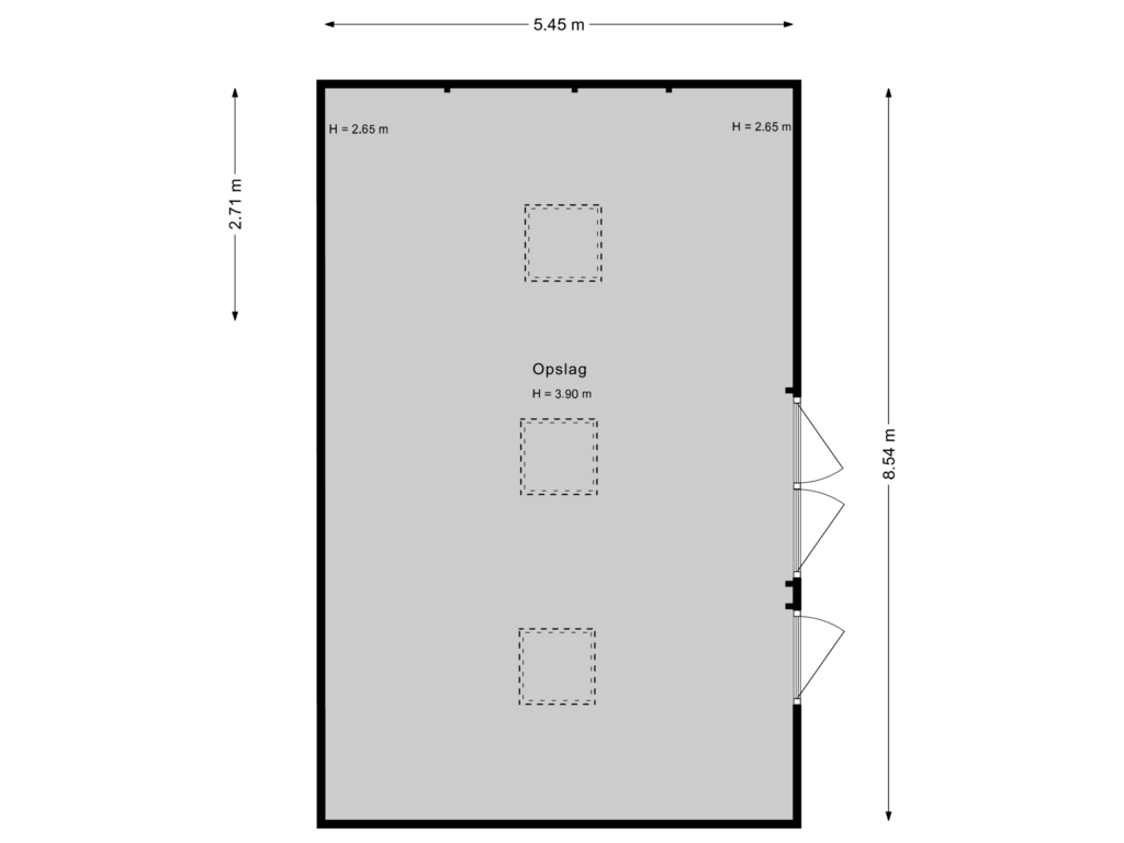 Bekijk plattegrond van Opslag van 2e Tochtweg 60