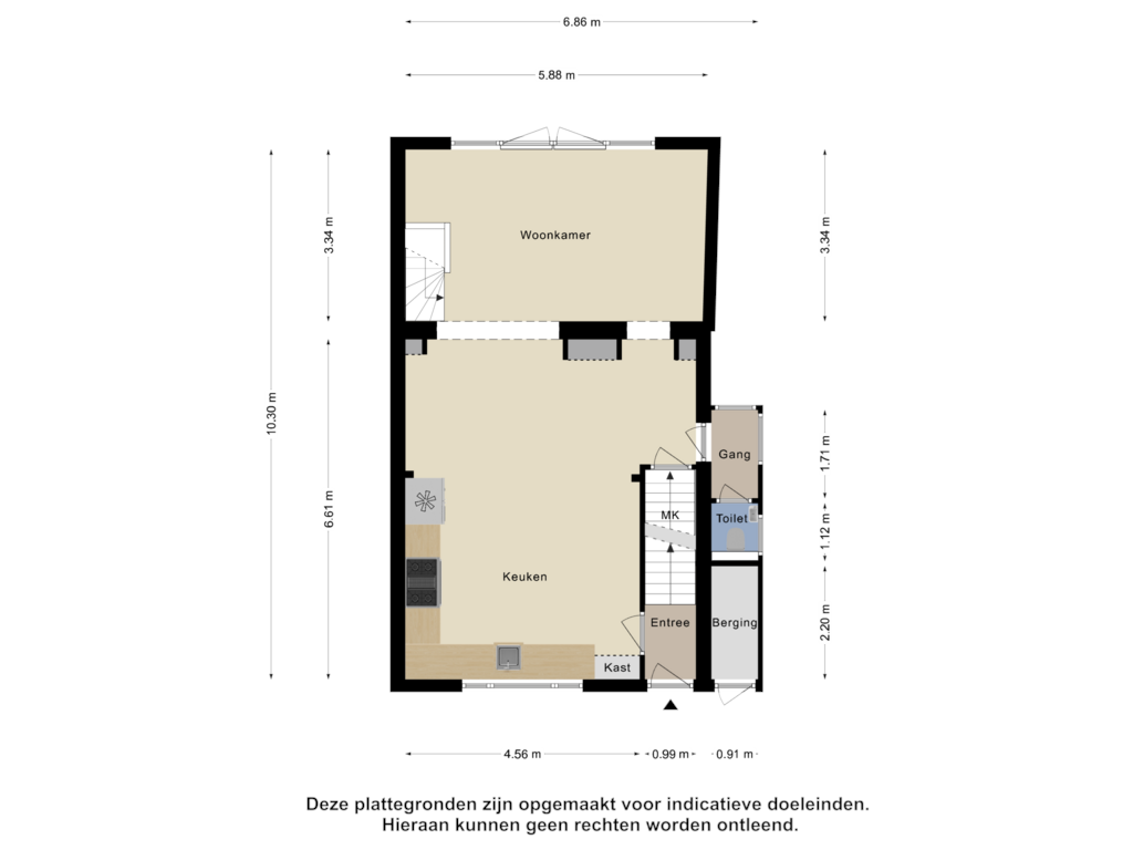 Bekijk plattegrond van Begane Grond van Zinkweg 149