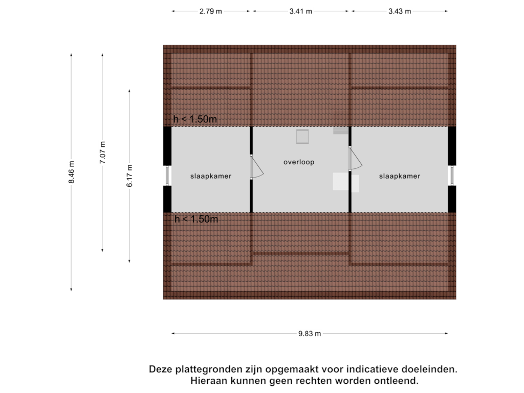 Bekijk plattegrond van 1e verdieping van Schoutstraat 9