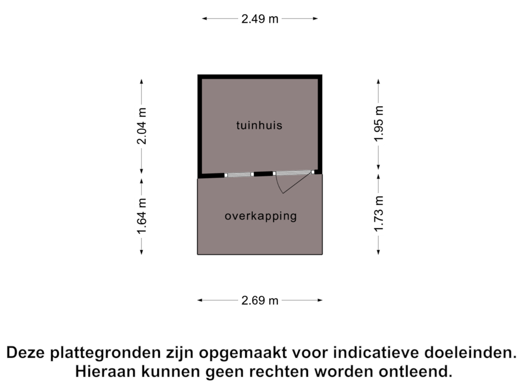 Bekijk plattegrond van Tuinhuis van Schoutstraat 9