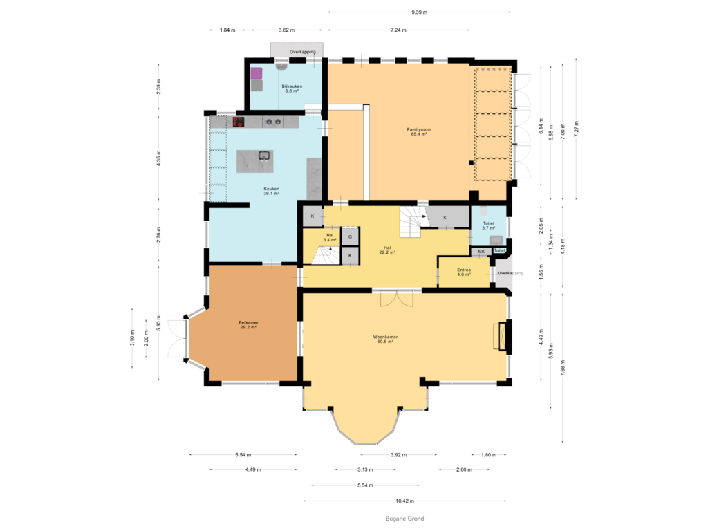 Bekijk plattegrond van Begane Grond van Bremhorstlaan 22