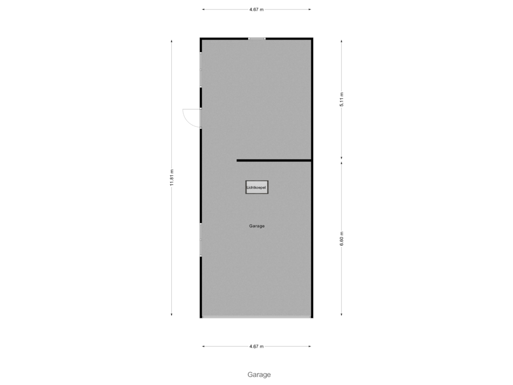 Bekijk plattegrond van Garage van Dorpsstraat 769