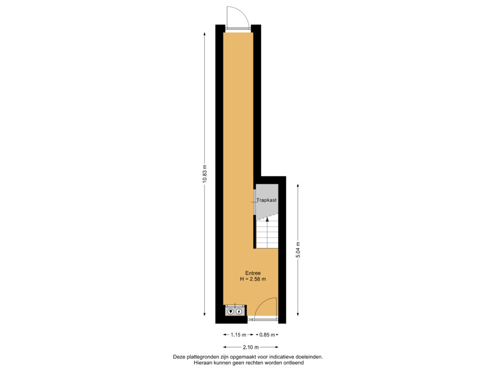 Bekijk plattegrond van Begane Grond van Honingbijstraat 59