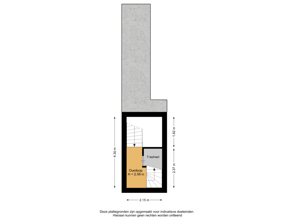 Bekijk plattegrond van 1e Verdieping van Honingbijstraat 59