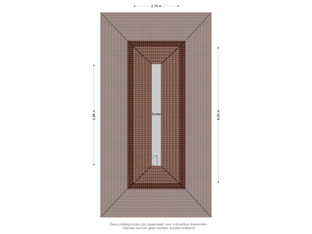 View floorplan of Vliering of IJsselstroom 95