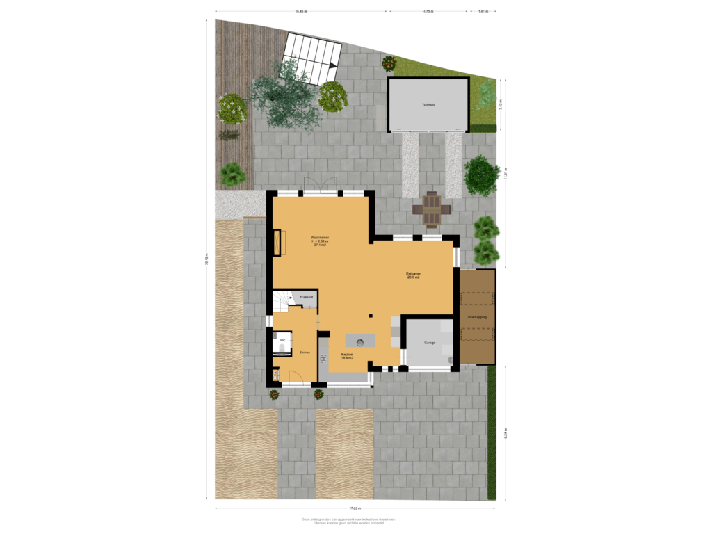 View floorplan of Begane Grond Met Tuin of IJsselstroom 95