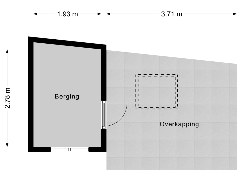 Bekijk plattegrond van Berging van Sirius 70