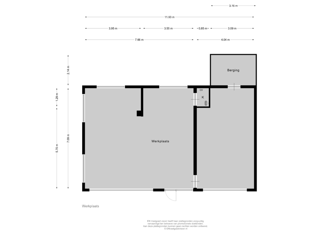 Bekijk plattegrond van Werkplaats van Bankenlaan 54