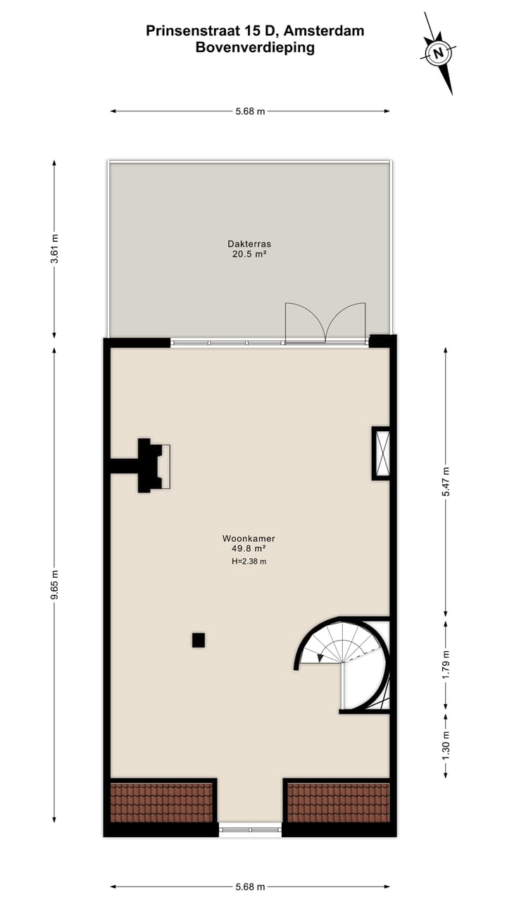 Foto 30 van Prinsenstraat 15-D