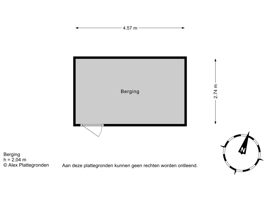 Bekijk plattegrond van Berging van Deijlerweg 67