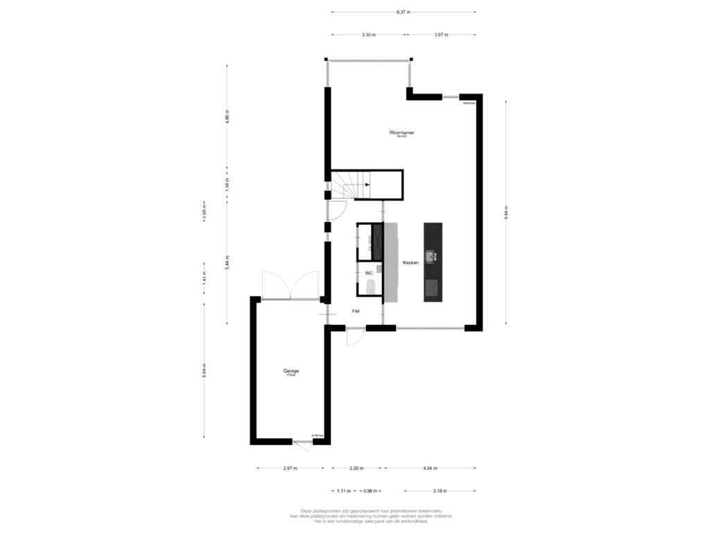 View floorplan of Begane Grond of Transvaal 32