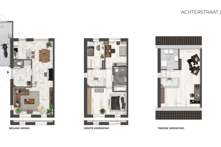 Bekijk foto 6 van Twee-onder-één-kapwoningen | Type B (Bouwnr. 9)