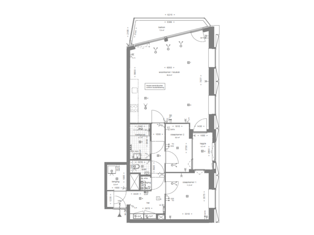 Bekijk plattegrond van First floor van August Vermeylenstraat 593