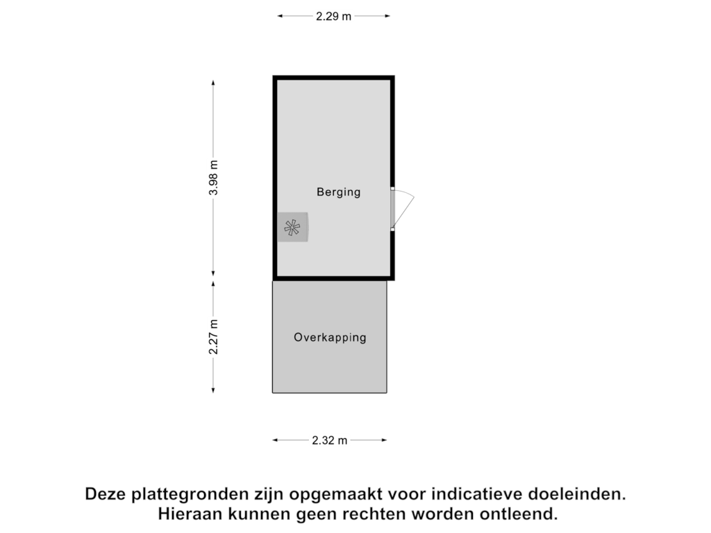 Bekijk plattegrond van Berging van Molièrelaan 33