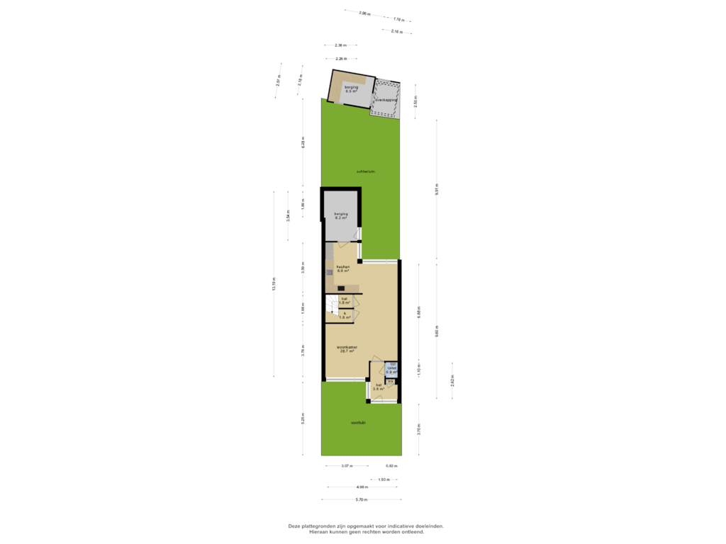 Bekijk plattegrond van Overzicht woning van De Merel 27