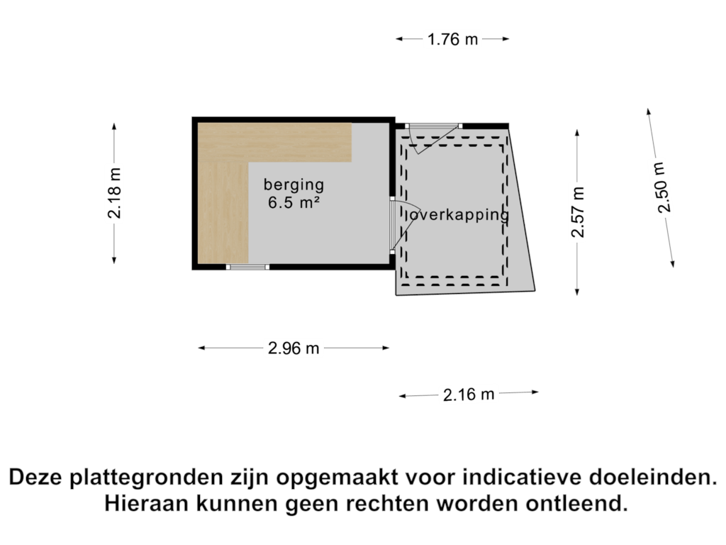 Bekijk plattegrond van Berging van De Merel 27