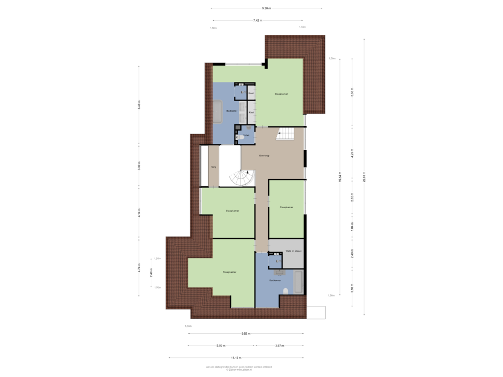 Bekijk plattegrond van Eerste Verdieping van Spechtlaan 4