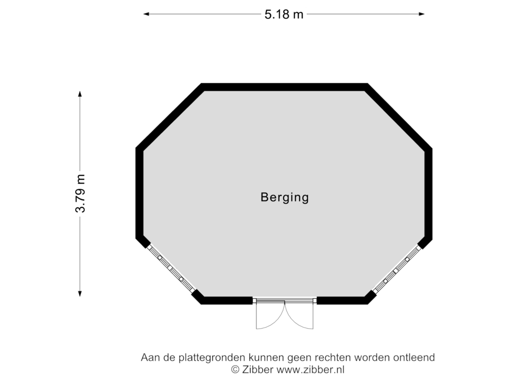 Bekijk plattegrond van Berging van Spechtlaan 4