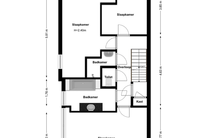 Bekijk foto 26 van Naarderstraat 43-B