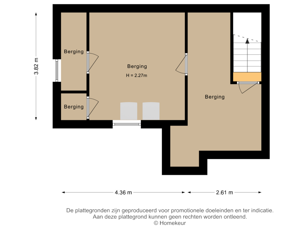 Bekijk plattegrond van Kelder van Daelenbroekweg 51