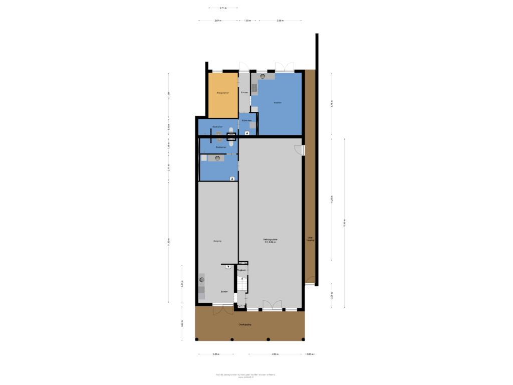 Bekijk plattegrond van Begane Grond van Norgerweg 5