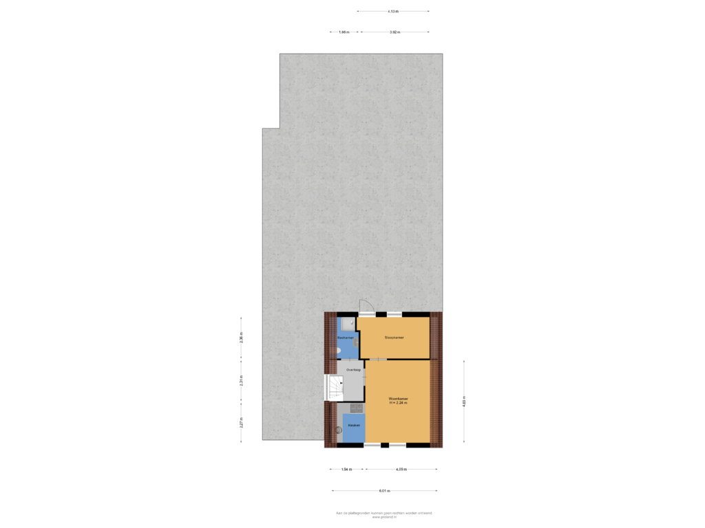 Bekijk plattegrond van 1e Verdieping van Norgerweg 5