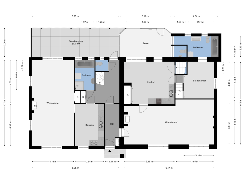 Bekijk plattegrond van Begane Grond van Scherpenbergsebaan 10