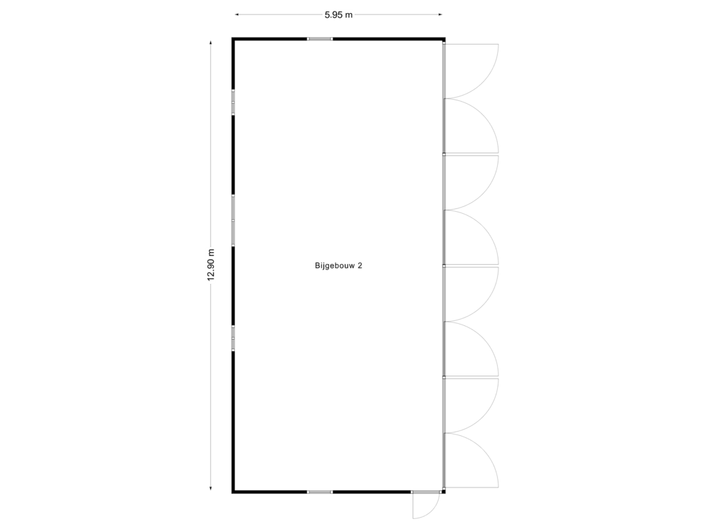 Bekijk plattegrond van Bijgebouw 2 van Scherpenbergsebaan 10