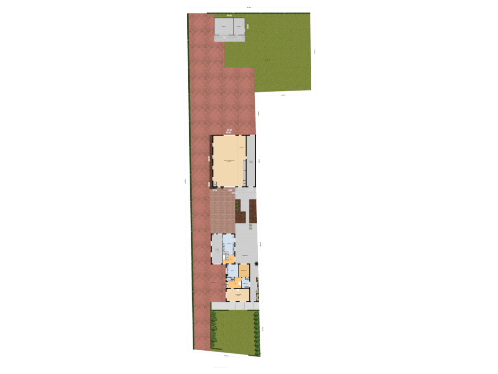 Bekijk plattegrond van Situatie van Lage Valkseweg 110