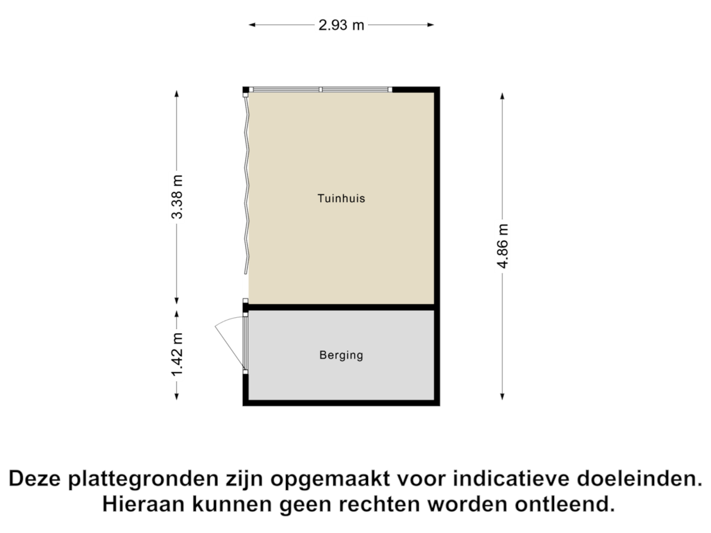 Bekijk plattegrond van Berging van Kapberg 36