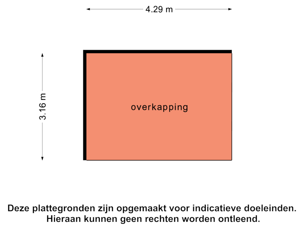 Bekijk plattegrond van Overkapping van Blauwedijk 9