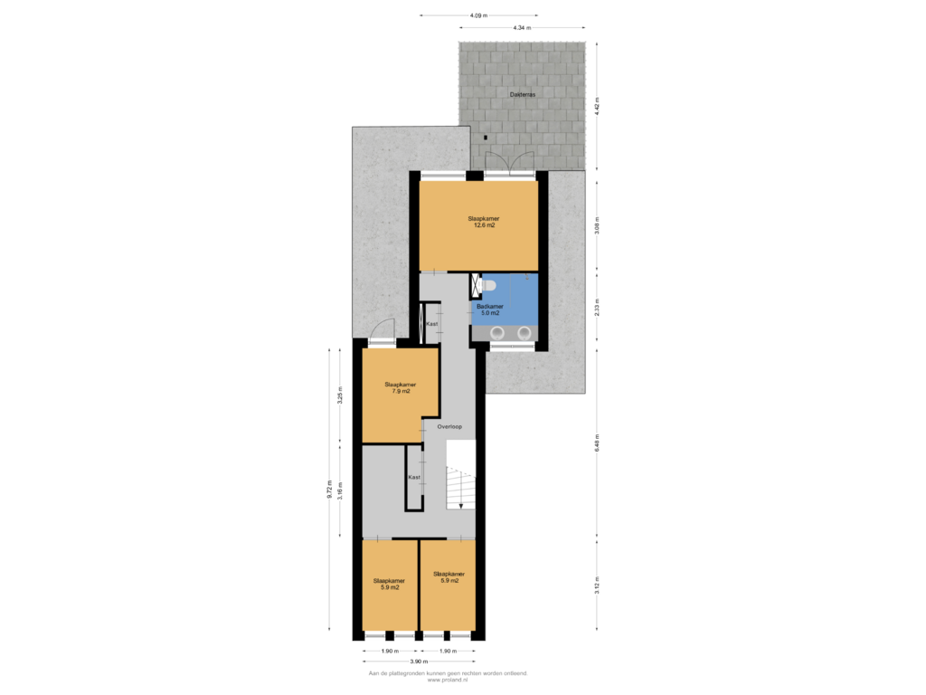 Bekijk plattegrond van 1e Verdieping van Essenstraat 23