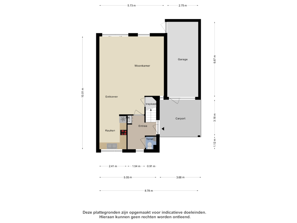 View floorplan of Begane Grond of Molenaar 14