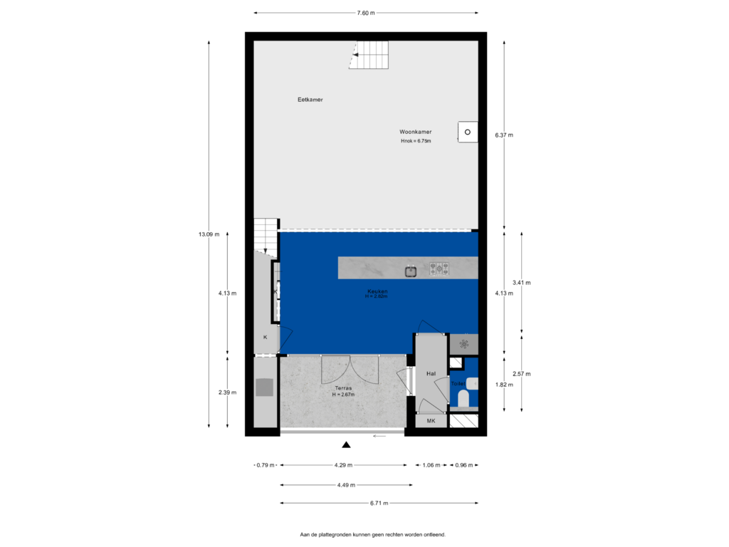 Bekijk plattegrond van Begane Grond van Nieuwe Jonkerstraat 56